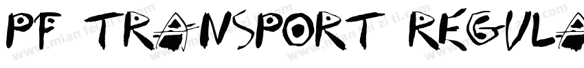 PF Transport regula字体转换